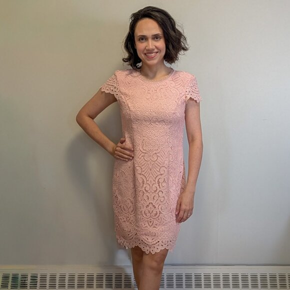 Ever New Melbourne Pink Lace Dress - Picture 1 of 4